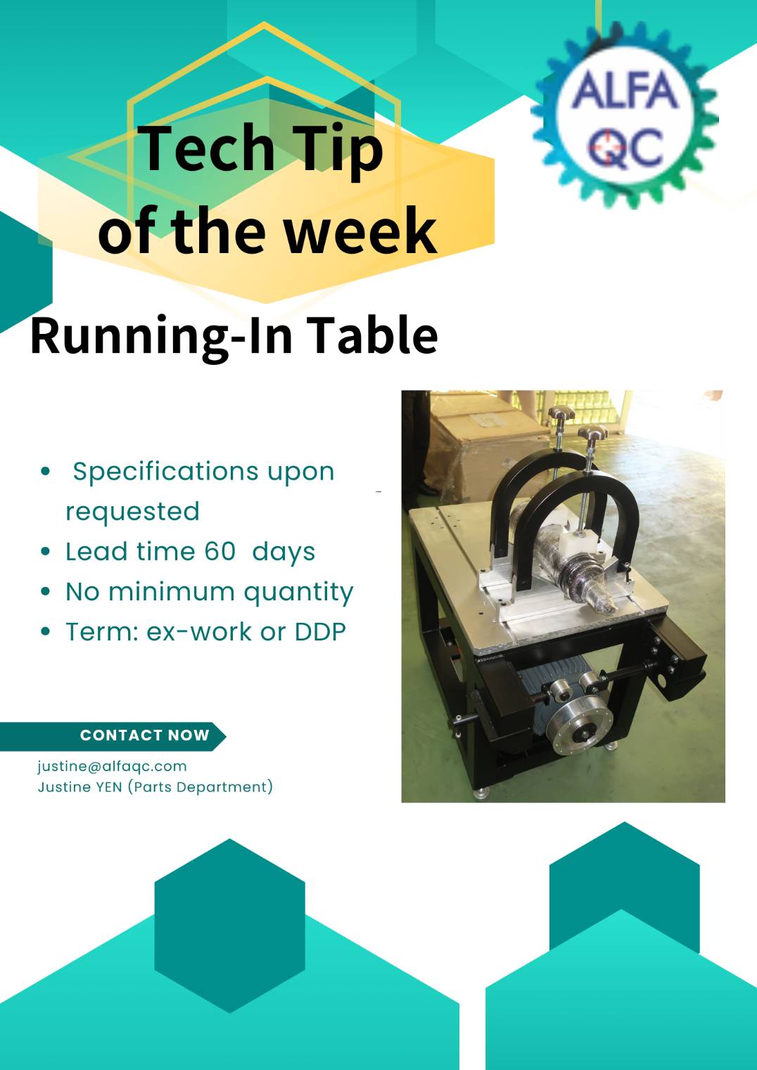 Tech tip of the week ! (this small gear motor is use for spiral blade or oil skimmer)